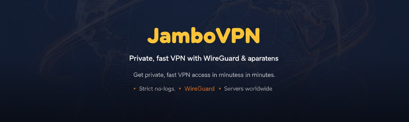 JamboVPN cashback banner