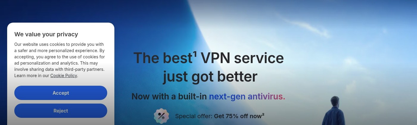 NordVPN cashback banner
